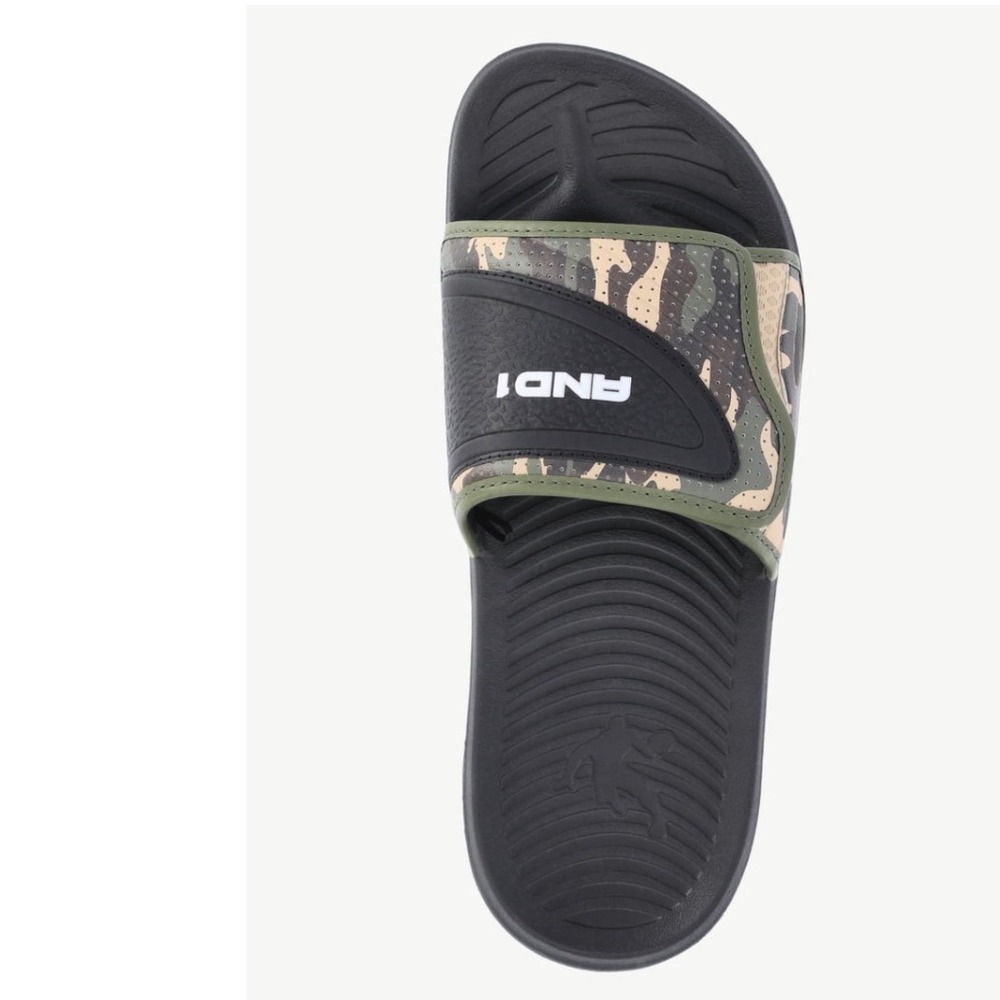 AND1 Men YOLO Camo Slides Adjustable Strap EVA Cushion Sandals MNA126GX030 9